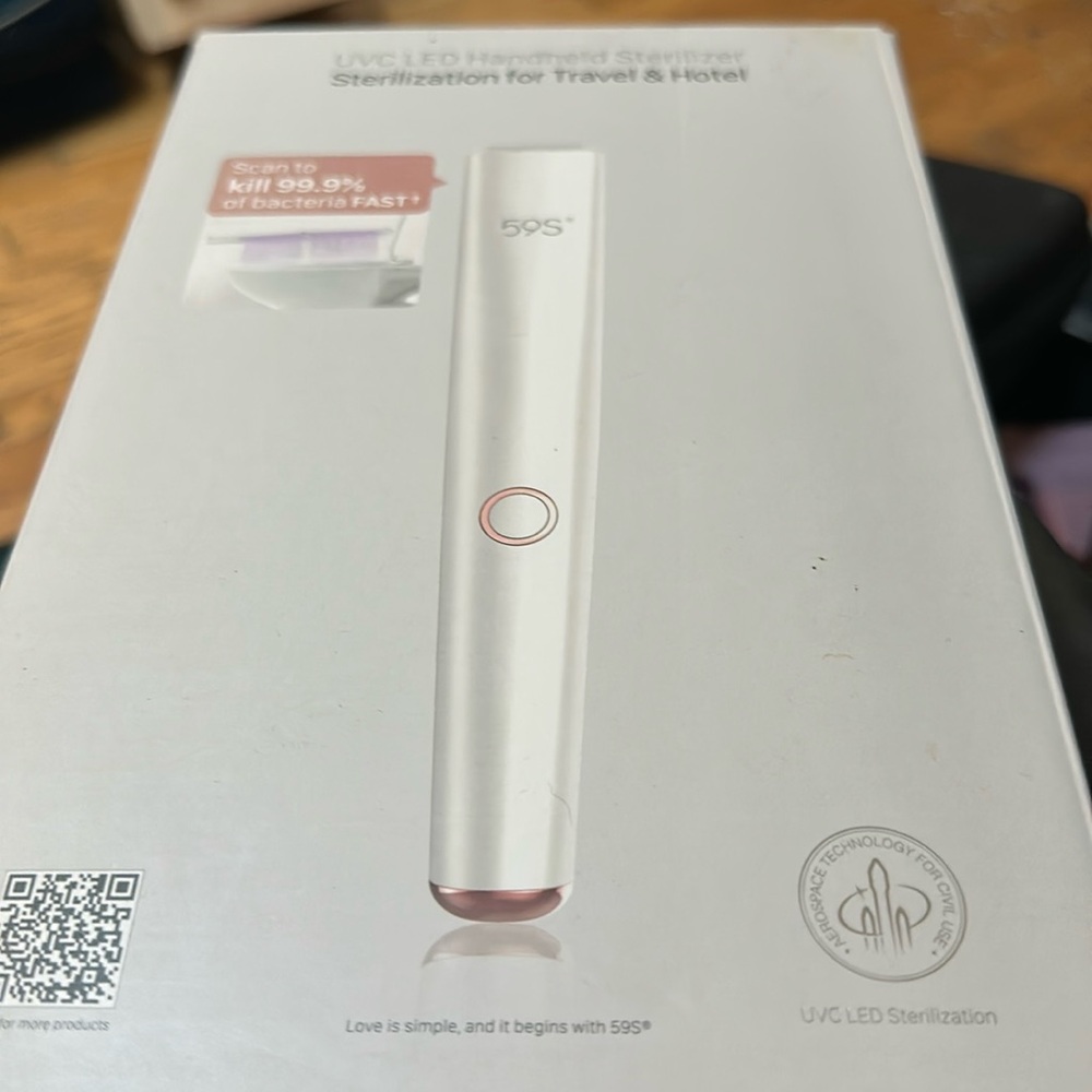59S UVC LED handheldld sterilizer for travel and hotel
